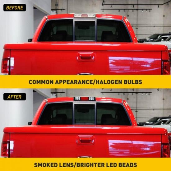 For 04-2008 Ford F-150 Lobo LED 3rd Third Tail Brake Cargo Stop Light Smoked EOA