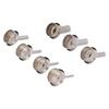 7Pcs Hot Air Gun Nozzle Kit Oblique for 861 Soldering Desoldering Station Accessories