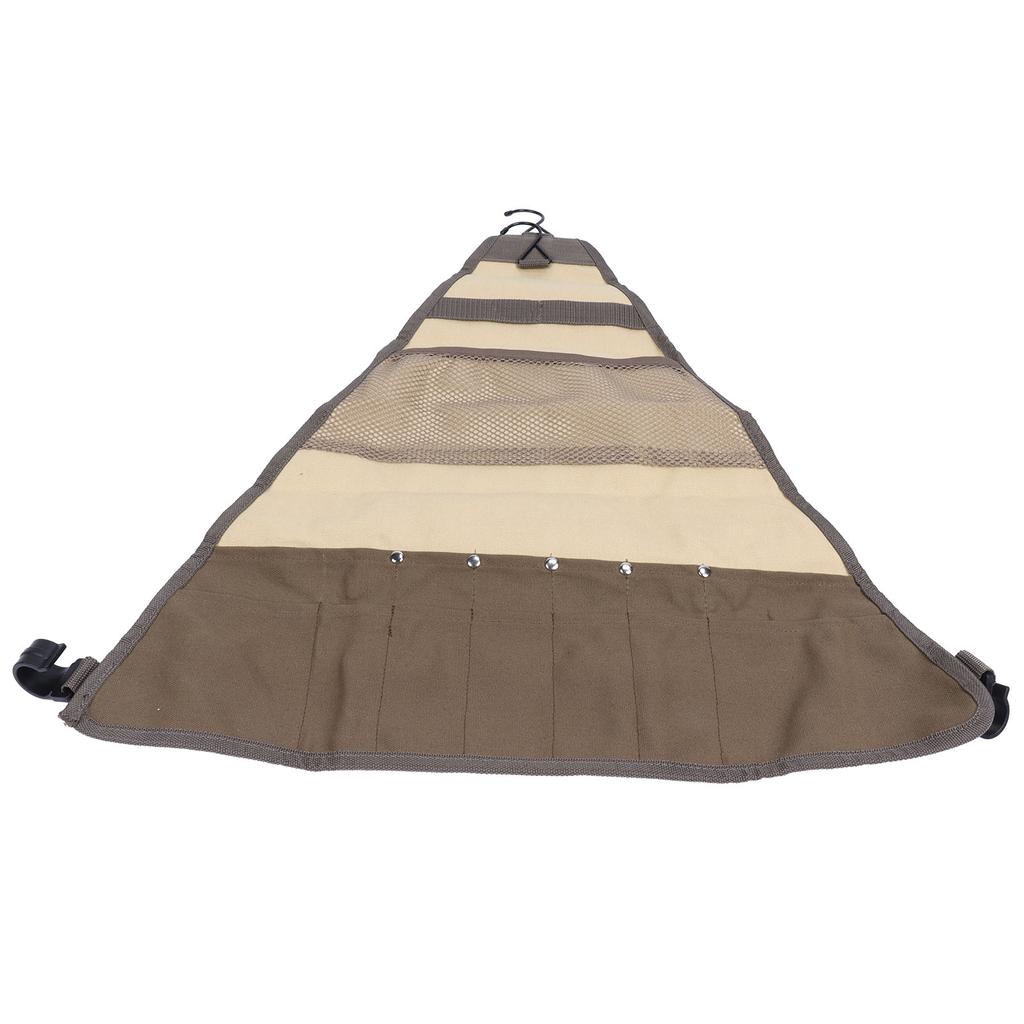 Outdoor Hanging Bag Portable Triangular Outdoor Picnic Camping Tableware Hanging Cookware Storage Bag