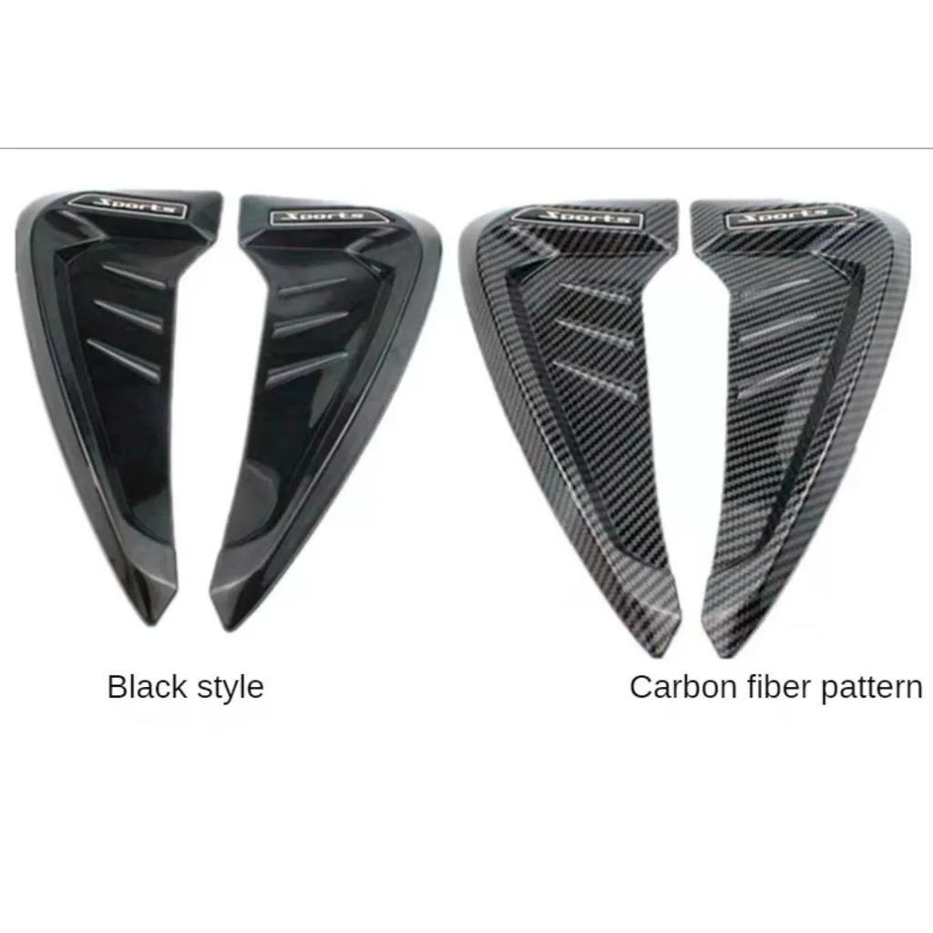 Car Door Side Vent Air Flow Cover Fender Flare Air Wing Vent Sticker Trim For Kia RIO 3 4 Sportage 4 QL 2016-2025