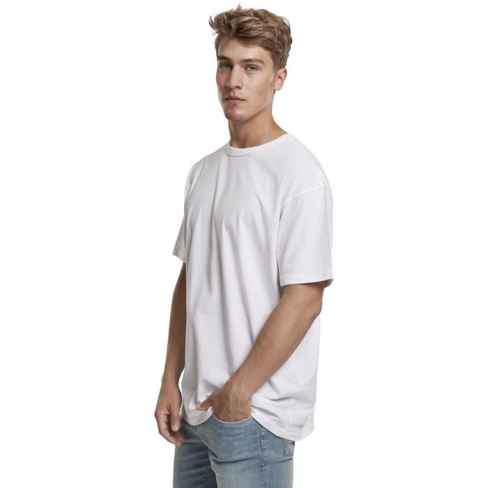 T-shirt Organique - URBAN CLASSICS - Manches courtes - 100% coton - Ajusté - Blanc