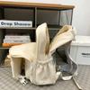 Student Schoolbag Women's Large Capacity Backpack Color Block Men's Backpack