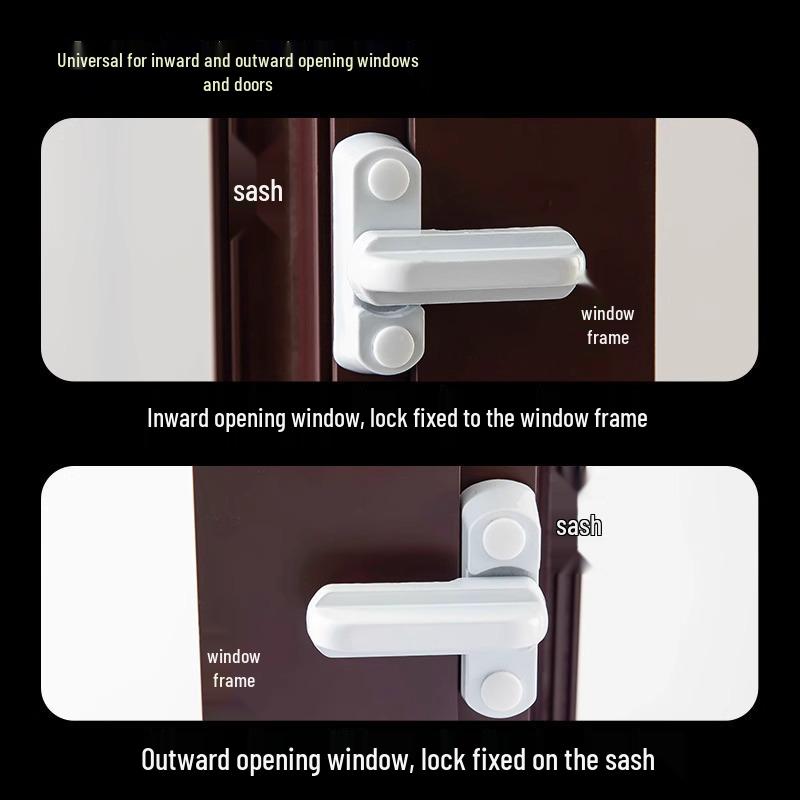 Edelstahl Einbruchsicherer Riegel für UPVC-Türen & Fenster