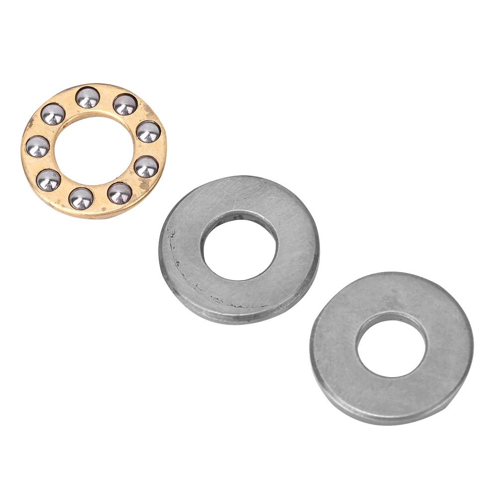 10 pezzi Cuscinetto assiale a sfere Miniatura Alta Precisione Set Cuscinetti in Acciaio Piatto (F7 13M 7x13x4.5mm)