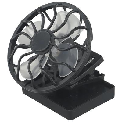 Solar Fan Clip Fan Is Suitable For Outdoor Hats, Outdoor Running, Hiking, Shopping, Fishing, Travel, Picnic, Beach Riding, Golf