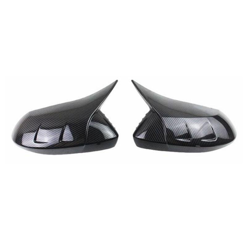 For Toyota Corolla -2023 Car Rearview Side Mirror Cover Horn Wing Cap Exterior Door Rear View Case Trim Shell Housing Add