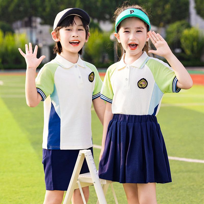 Children's Fleece-lined Windproof Outdoor Uniform Set for Kindergarten & Elementary (Autumn/Winter)