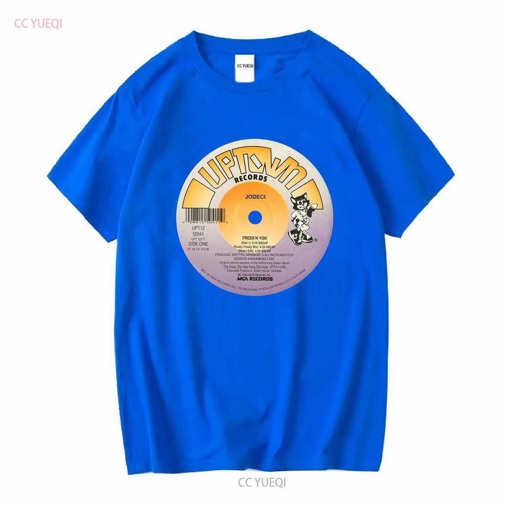 Uptown Records Jodeci Freakn You 90s RnB Single Music Softstyle T Shirt vintage Washed Soft Casual designer clothes Stylish