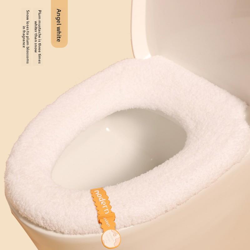 

Wholesale Toilet Seat Cover Set with Lifter, Winter Warm Universal Toilet Mat, Waterproof & Easy to Clean for Home Bathroom Use