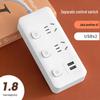Smart USB Power Strip with Switch & Socket - New National Standard Extension Cord