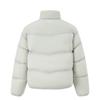 Li-Ning Sports Trend Series Letter Stand Collar Zipper Long Sleeve Down Jacket Women Outerwear Water-Droplet-Gray AYMU152-1