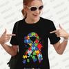 Autism Awareness Shirt Women Clothing Unisex Tshirts Autism Support Tshirt Short Sleeve Clothes Awareness Month Oversized Tees