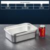 Tian Ya Jing Stainless Steel Rectangular Food Storage Container