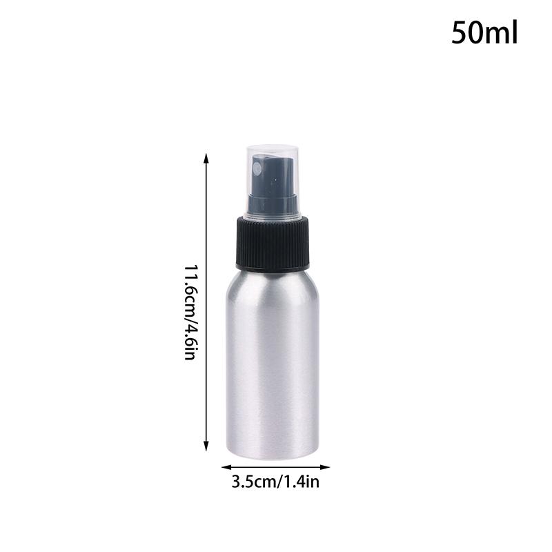 30/50/100/120/150/250/500Ml Empty Aluminum Spray Bottle Cosmetic Bottle Mini Metal Atomizer Bottles Travel Size For Cosmetics