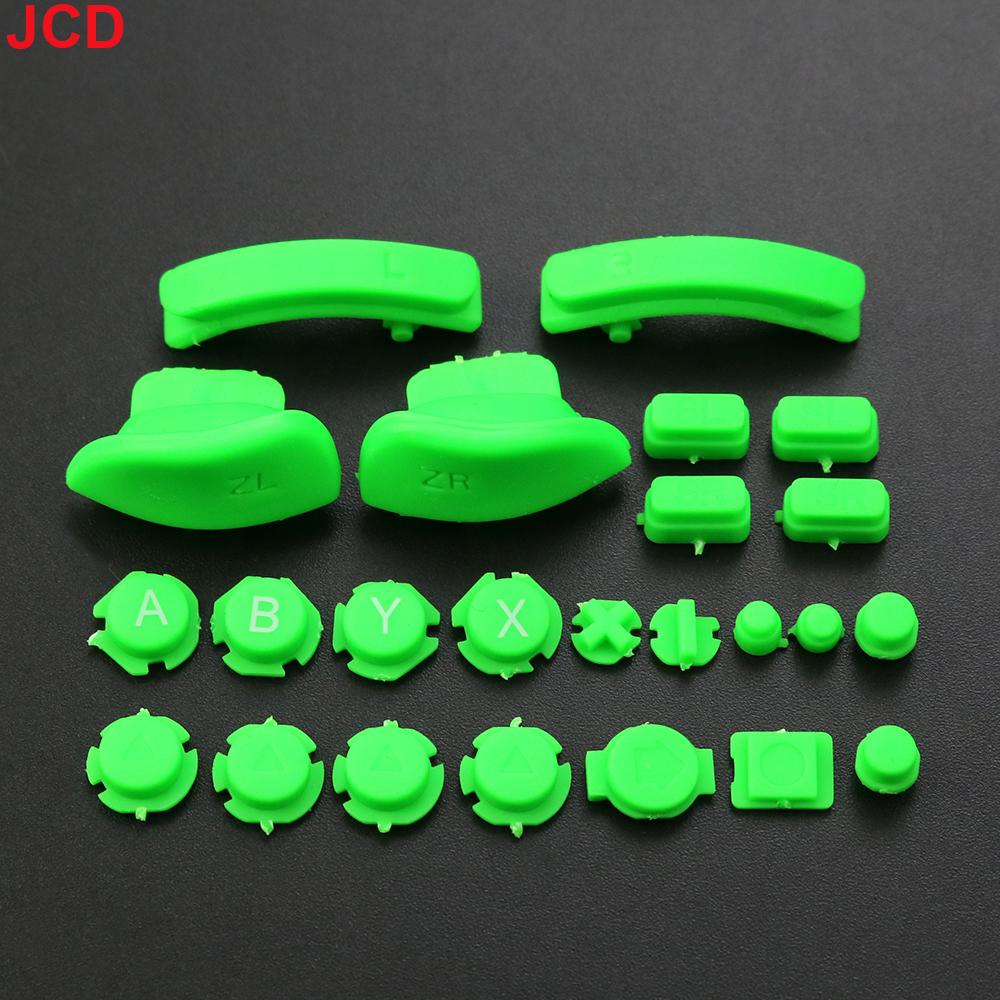 JCD 1Set Replacement ABXY Direction Keys SR SL L R ZR ZL Trigger Full Set Buttons For Switch NS NX Joy-Con