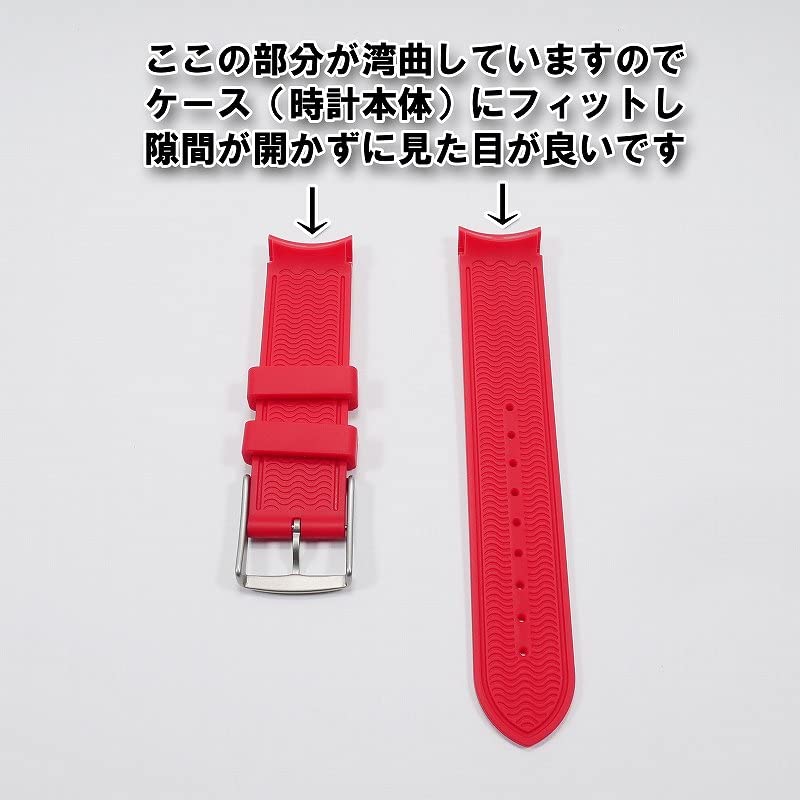 Swatch X Omega Exclusive Rubber Strap with Buckle (Red)