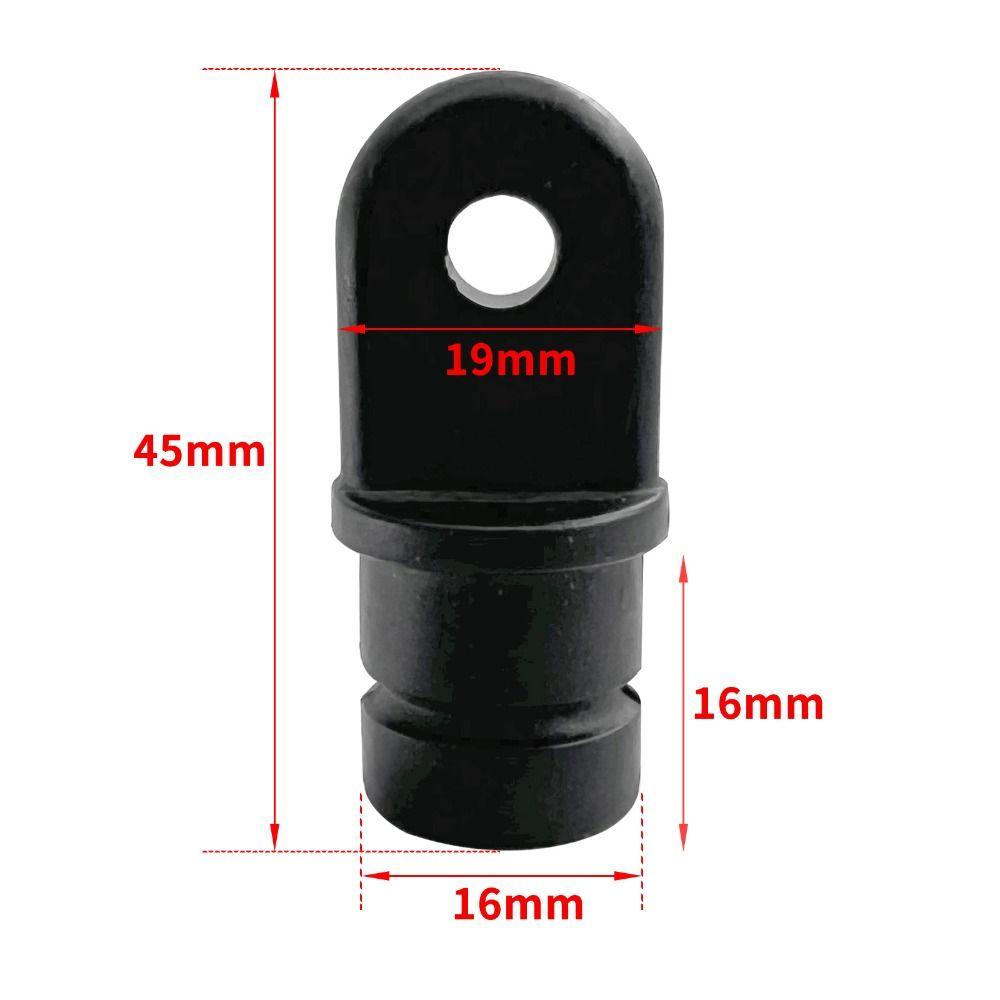 4Pcs Black Nylon Eye End Cap Nylon Round Inside Eye End Cap 4 Pcs Bimini Top Cover Cap  Boats