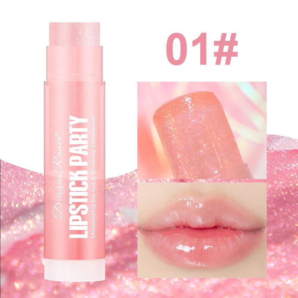 

Перламутровая помада Зеркальная вода Твердый блеск для губ Стойкий увлажняющий Не липнет Блестящий Желейный бальзам для губ Уход за губами Макияж 4.7g