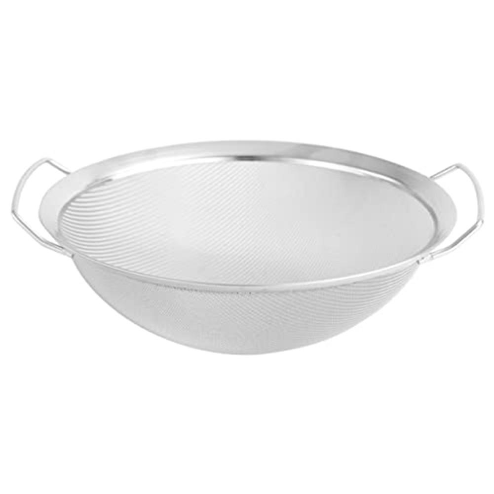 Double Handle Basket Stainless Steel Sieve Effective Sieving