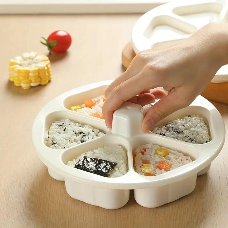 Diy Sushi Mold Lunch Triangle Rice Ball Lunch Box Onion Rice Ball Food Press Triangle Sushi Making Mold Sushi Set Kitchen Tools