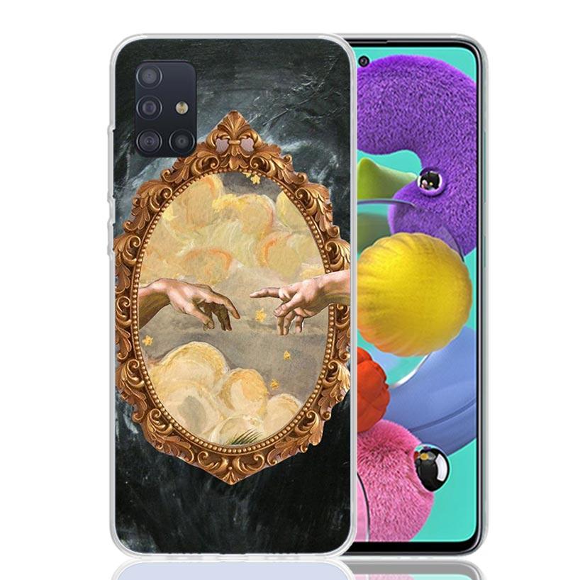 Rene Magritte Art Phone Case For Samsung Galaxy A52 A32 A22 A12 A02S A50S A30S A51 A31 AA71 Note 20 Ultra 10 S10 Plus Galaxy A52