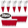 Merry Christmas Decoration 2026 Christmas Tableware Bag Holder Christmas Hat Fork Knife Cutlery Bag Christmas Ornament Decor