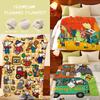 Cartoon M-Maisy M-Mouse Throw Flannel Throw Blanket, Lightweight Cozy, Durable Washable Cute Cool