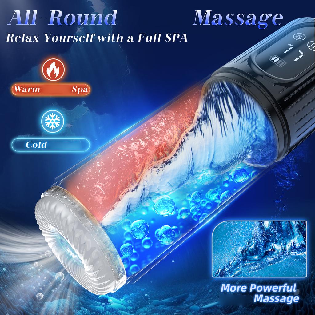 2026 High Speed Automatic Thrusting Rotating Piston Stroker Masturbator Telescopic Vagina Blowjob Masturbation Sex Toys for Men 18