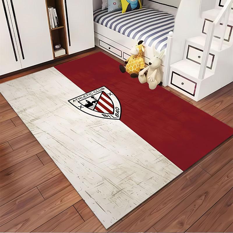 Athletic Club Bilbao Logo Carpet suitable as a non-slip mat for the living room or bedroom sofa