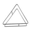 Silver Coaster Holder Space-saving Stand Rack Dish Triangle Coasters