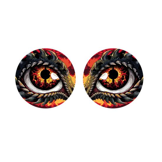 

1 Pair Beast Eyes Car Headlight Decals Realistic Reptile Eye Stickers Waterproof PVC Easy Install Unique Car Accessories for Trucks & 1 Pair L