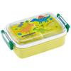 Children's Lunch Box, 450ml, with a Soft Dome-Shaped Lid, Single Tier, Made In Japan, Dinosaur Picture Book, New Dinosaur Design for Boys (RBF3