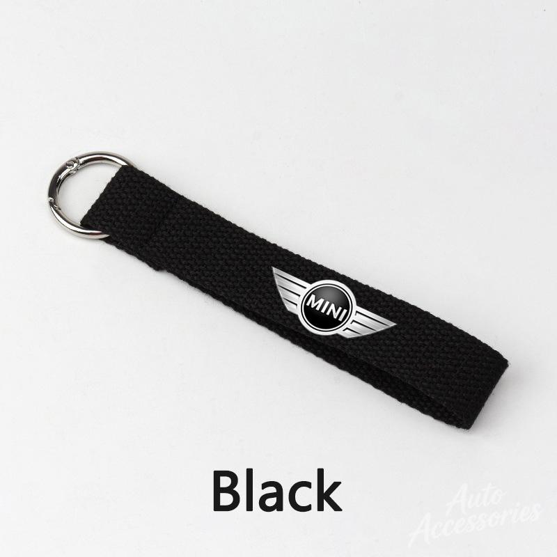Car Keychain Pendant Automobile Logo Keyring Anti-loss For BMW MINI Cooper One JCW F54 F55 F56 F57 F60 R50 R52 Auto Accessories
