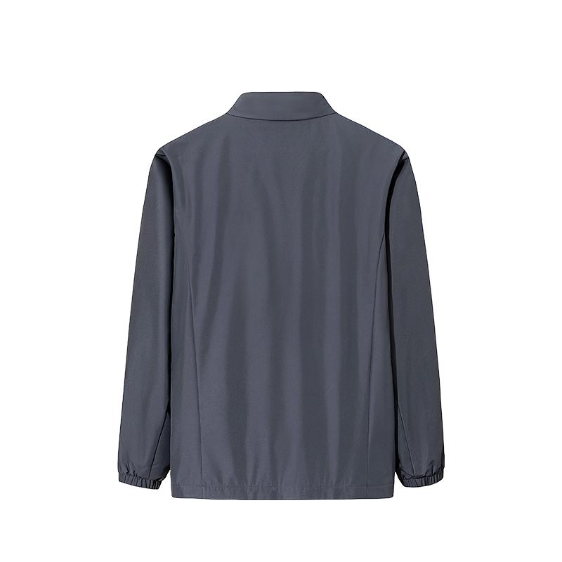 Anta Casual Versatile Comfortable Zip Solid Color Jacket Men Jacket 152547625-1