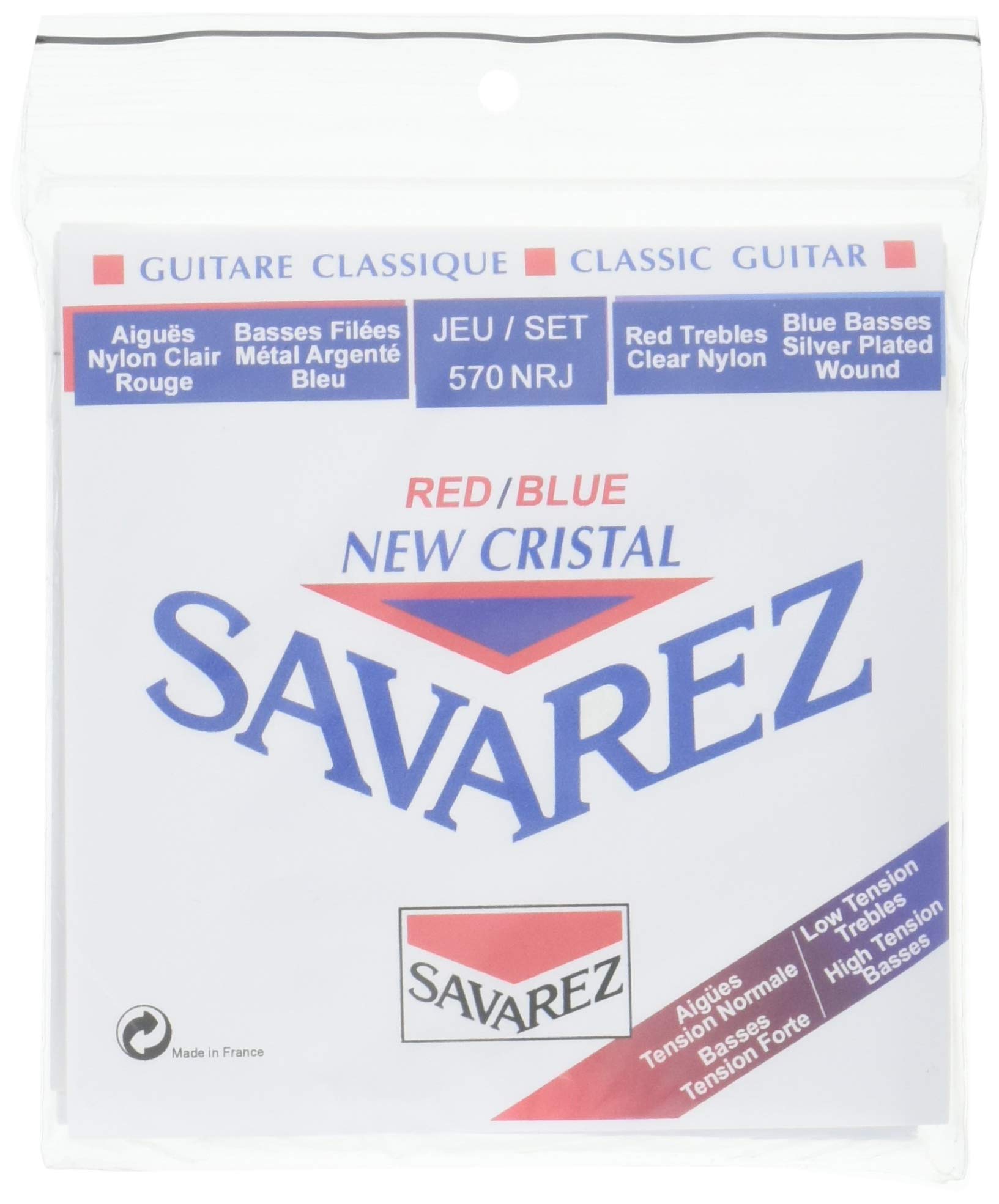 

SAVAREZ Classical Guitar Strings New Crystal High Tension Set 570NRJ High