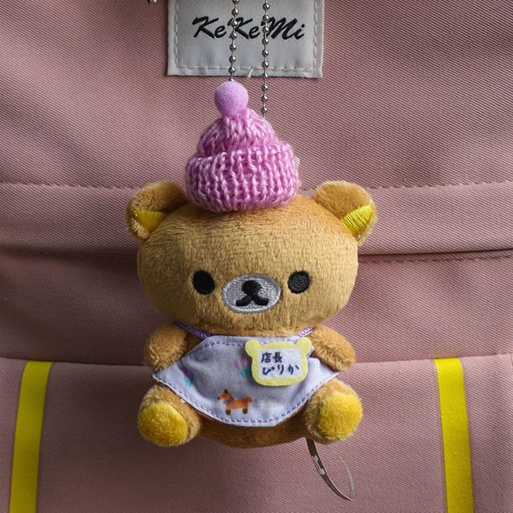 New 20th Anniversary Limited Series Rilakkuma Plush Toy Cute Cartoon Keychain Mini Gift Toy