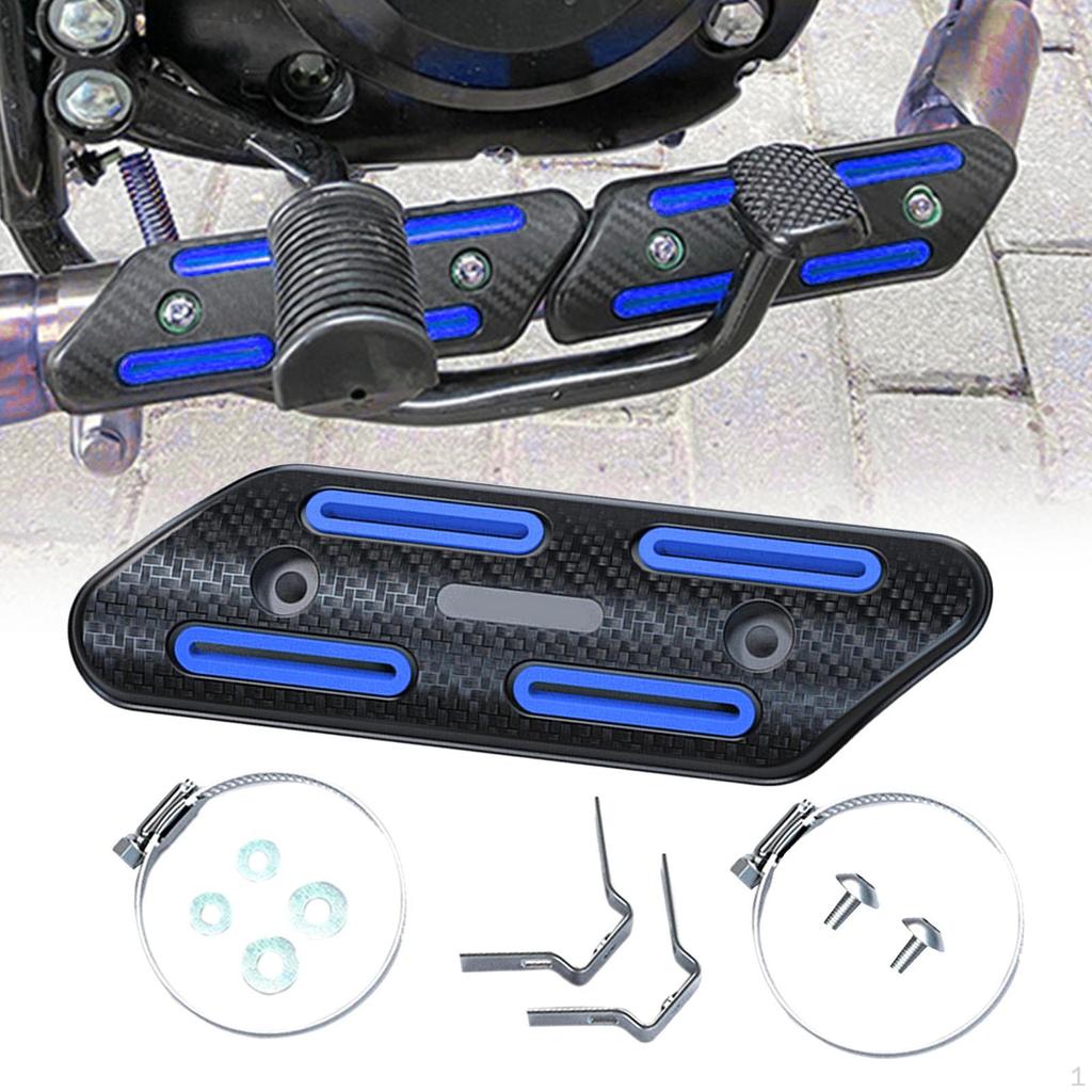 Tepelný štít výfuku motocyklu pro optimální ochranu