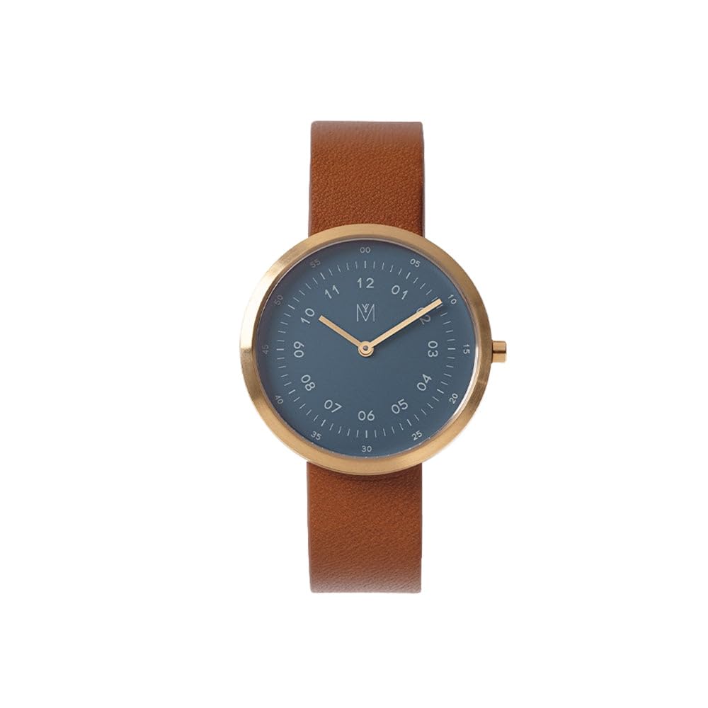 Maven Watches 34mm Artisan Series Minimalist Fashion Watch BROWN (MUSTANG 34MM)