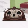A Stylish Wooden Sloth-Shaped Eyeglass Frame a Detachable Desktop Fashion Eyewear Holder Designed for Women Perfect for Displaying Fashionable Glasses