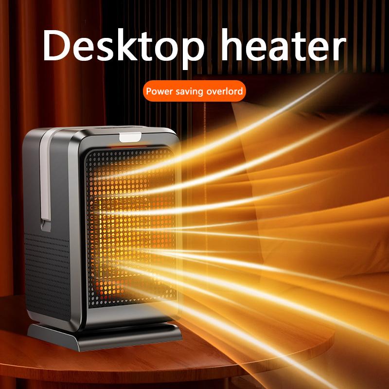 Desktop Warm Air Fan dual-purpose PTC quick heating shaking head electric for both cooling and heating Mini Quick Heating heater
