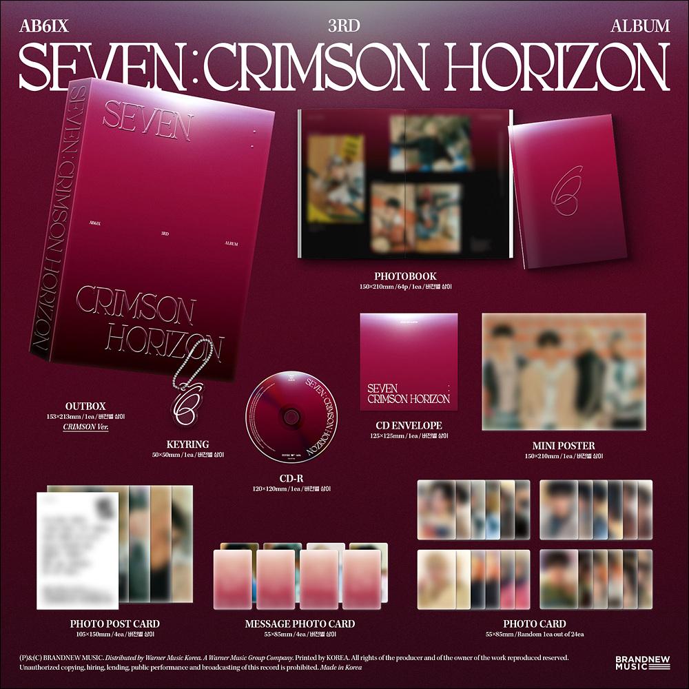 AB6IX 3RD ALBUM [SEVEN CRIMSON HORIZON] (Photobook ver.) + Free Gift