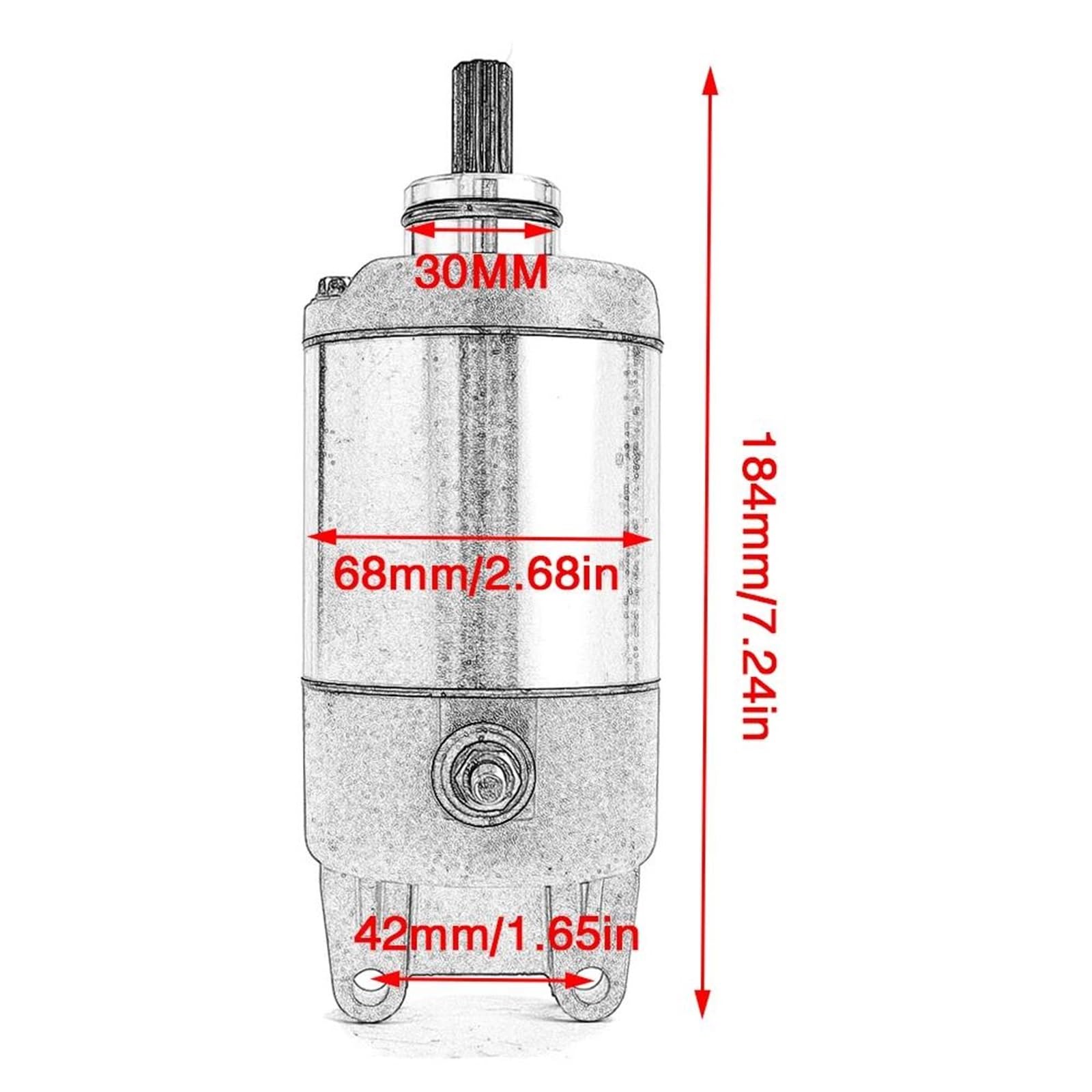 

31200-MY5-013 Motorcycle Starter For Honda CB500 1994 CB 500 1996-2002 CB500S 1996-2002 31200-MY5-003 Starters 1 PC Starter