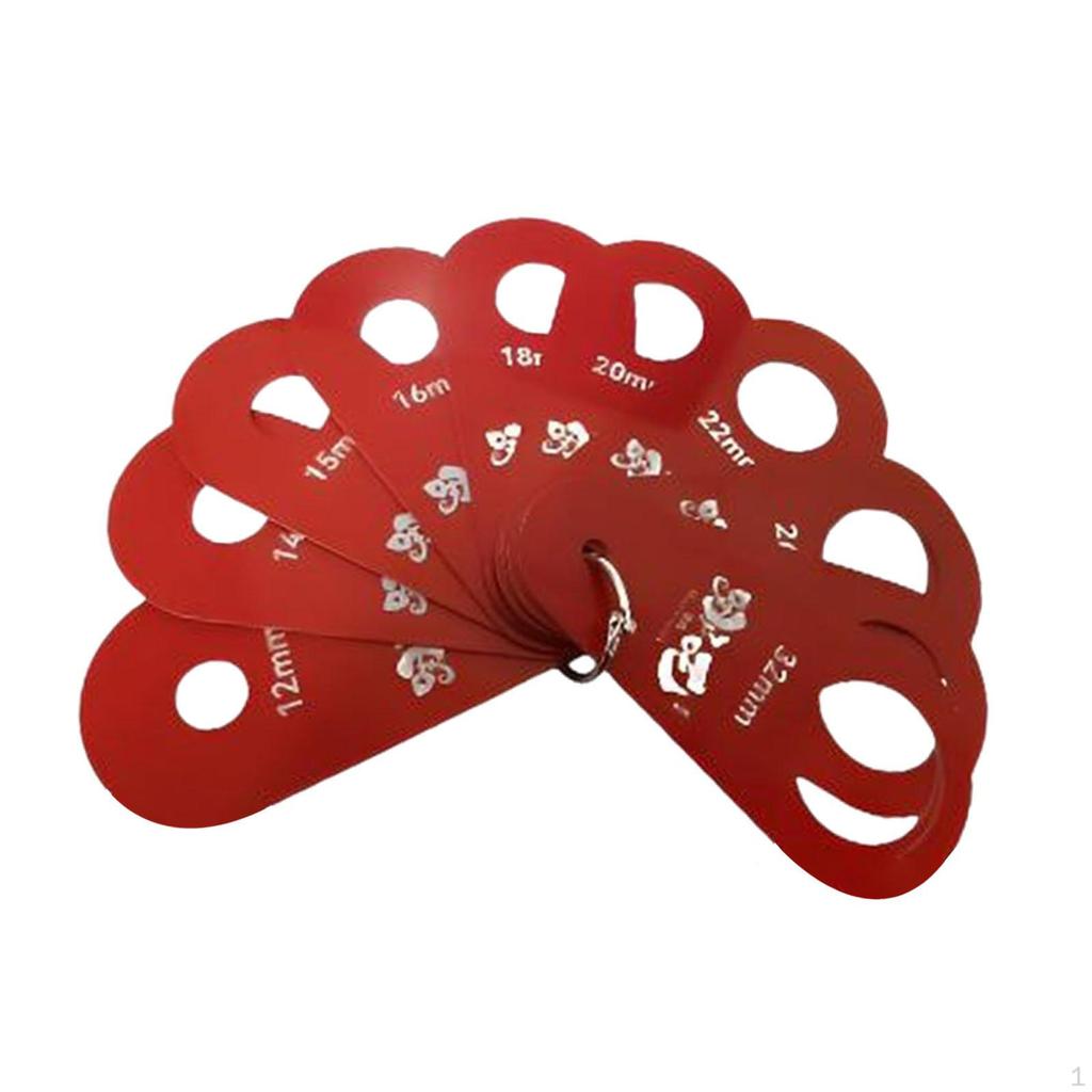 Fruit Diameter Caliper Ruler, Pocket Cherry Caliper, Accurate for Grading Selected Fruits,