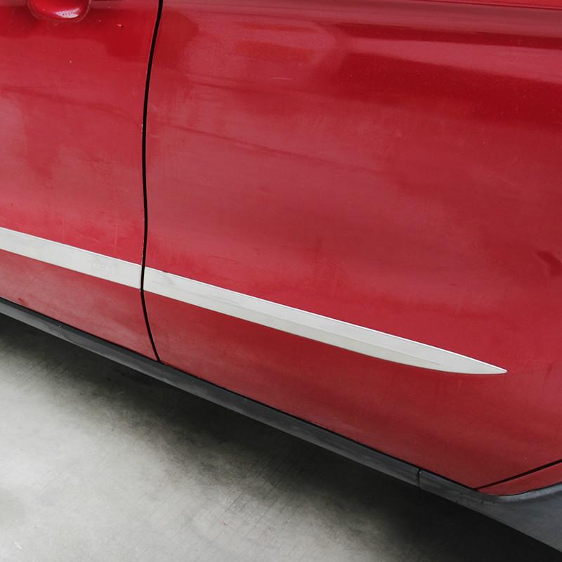 For Changan CS35 Car Styling Accessories Stainless Steel Decorative Strip Door Waist Line Anti-collision Door Edge Bright Strip