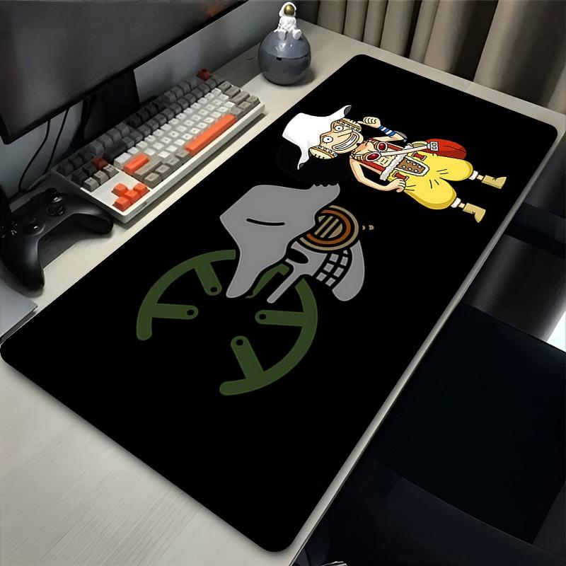 Nami and Straw Hat Pirates Jolly Roger Large Gaming Mouse Pad Waterproof Nonslip