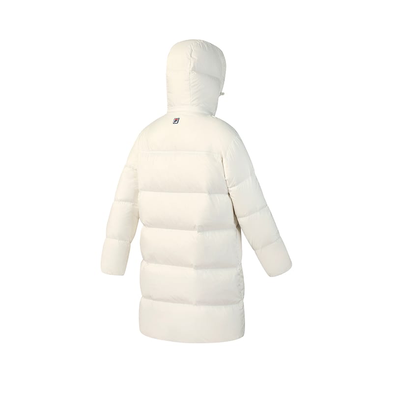 FILA Tennis Down Jacket Women's Heron White A11W543907FWT