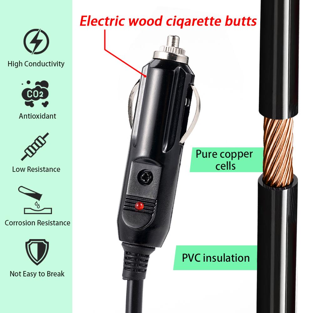 12V 24V Universal Car Cigarette Lighter to XT60 Charging Cable 1.5M 14AWG/16AWG Charging Cable Female Plug For Battery Power