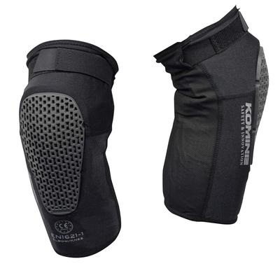 Komine SK-827 12997 Motorcycle Air Through CE Support Knee Guard Fit, Black, CE Standard