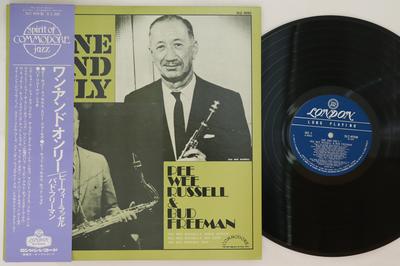 LP Record PEE WEE RUSSELL, BUD FREEMAN - One And Only SLC459 LONDON 1974 Japan Obi Jazz Used