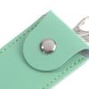 Pouch Bag Case Protective Leather With Keychain For Usb Flash Drive Memory Stick